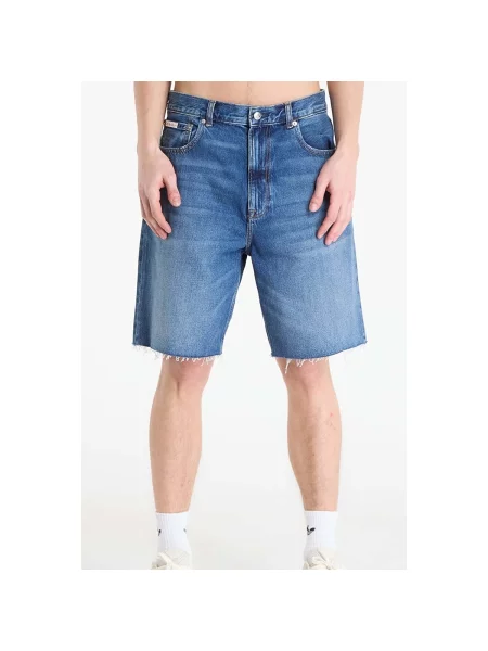 Pantaloni Calvin Klein Jeans albastru