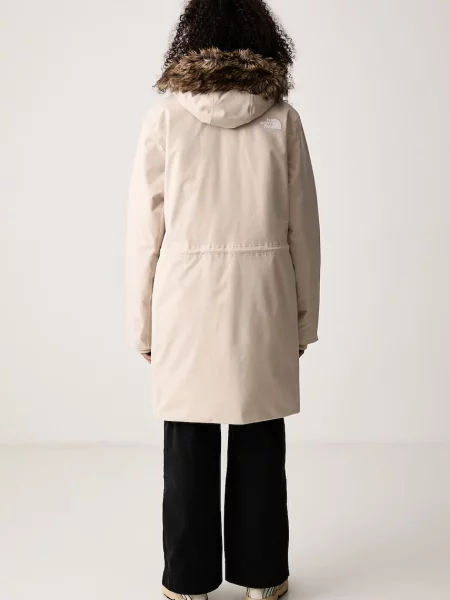 The North Face parka Arctic beżowa