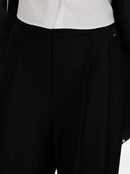 Pantaloni Herno plisate negru