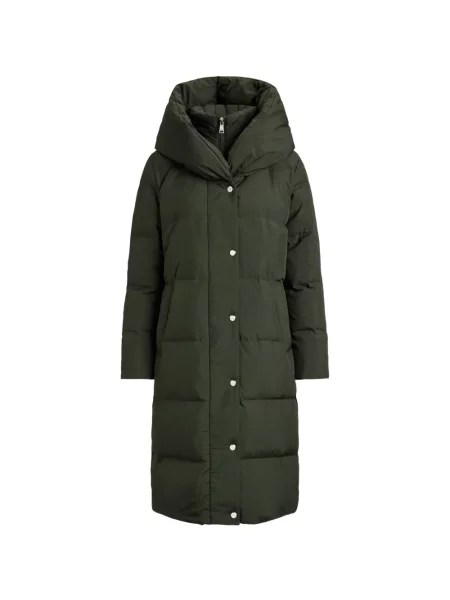 Gulerat matlasat palton Lauren Ralph Lauren verde