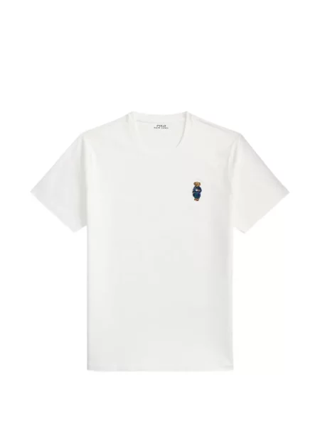 Scurt șapcă Polo Ralph Lauren cu broderie din jerseu maro