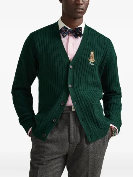 Ριγέ polo Polo Ralph Lauren με κουκούλα με αυτόγραφο λευκό