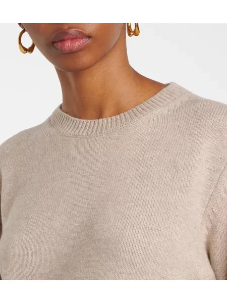 Pulover Jil Sander de lână bej