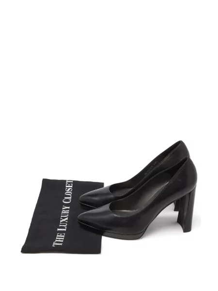 Pantofi cu toc Stuart Weitzman din piele cu platformă negru