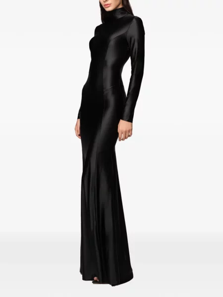 Rochie maxi Murmur lungă de costum negru