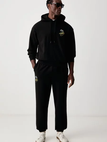 Lacoste hanorac cu glugă pentru bărbați negru