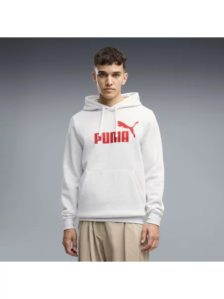 PUMA MÄ™ska bluza z kapturem Essentials z logo No. 1 Akcesoria BiaÅ‚y S biała