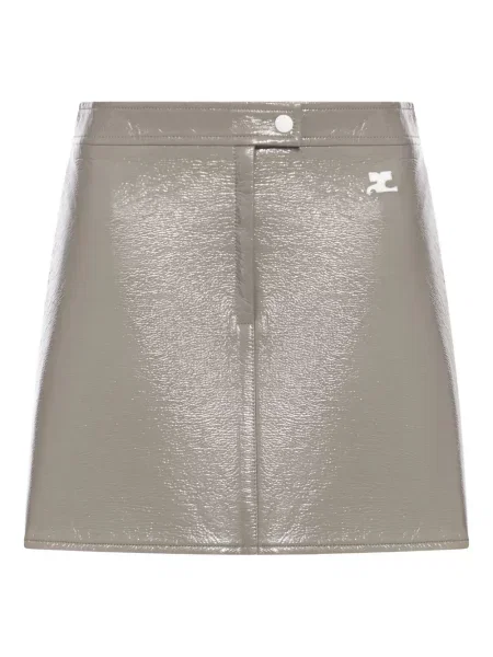 Mała mały spódnica mini Courreges szara