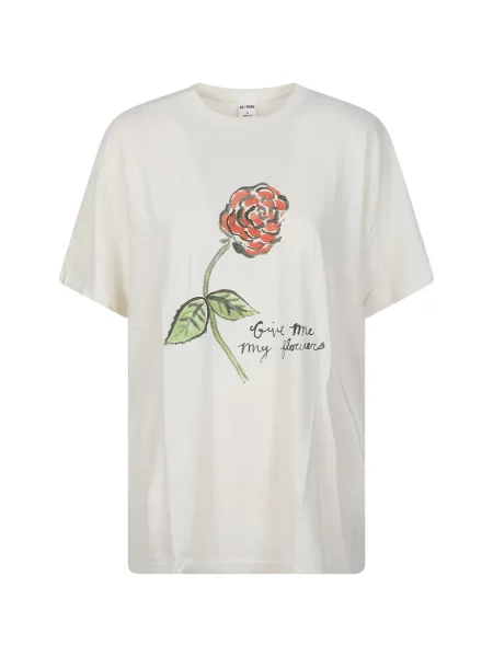 Tricou Re/done cu imagine alb
