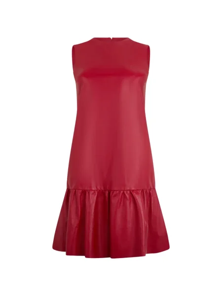 Rochie mini Valentino Garavani cu funde de costum mini roșu