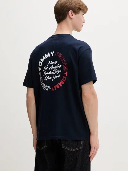 Tommy Jeans kratka majica modra