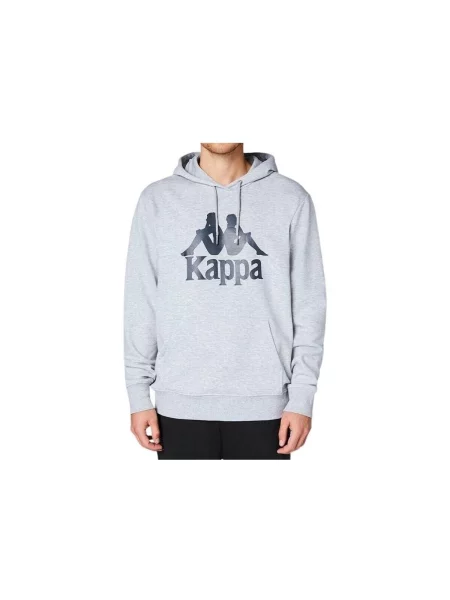 Majica Kappa s kapuljačom siva