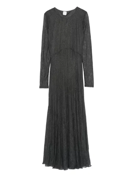 Rochie maxi Marella din dantelă până la genunchi de costum gri