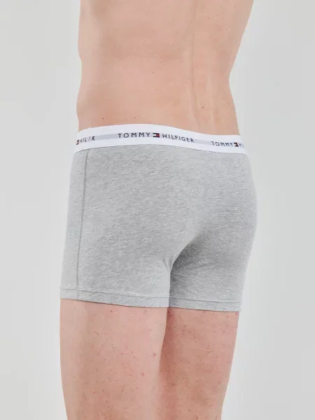 Tommy Hilfiger Underwear Bokserice Essential siva melange / crna bijela