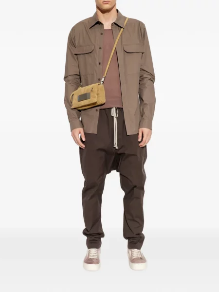 Lung cămașă Rick Owens maro