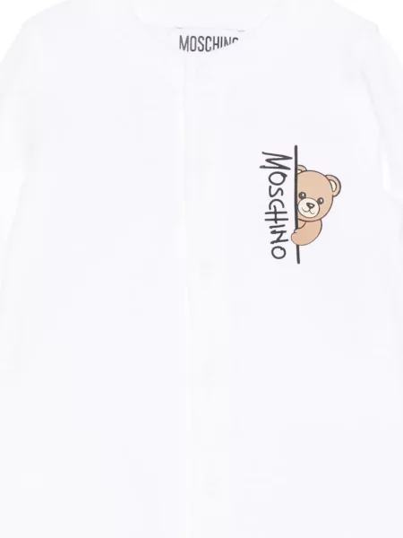Piżama dziecięca Moschino biała