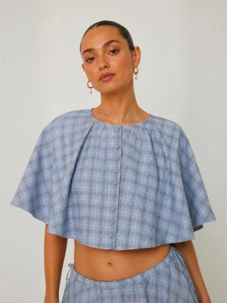 Crās Tricou Dollycras amestec albastru