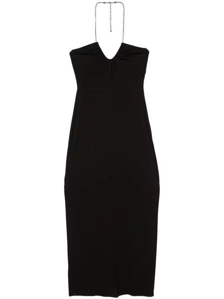 Rochie Michael Kors cu volane cu gât halter negru