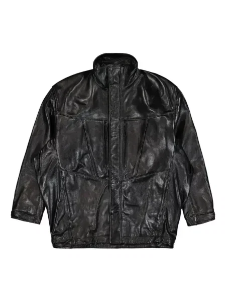 Geanta de piele Doublet negru