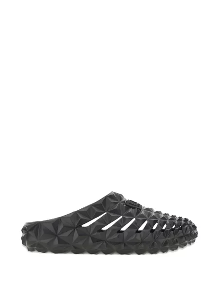 Papuci Ea7 Emporio Armani cu autograf negru