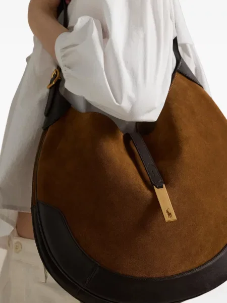 Chiloți Polo Ralph Lauren din țesătură twill cu autograf cu glugă albastru