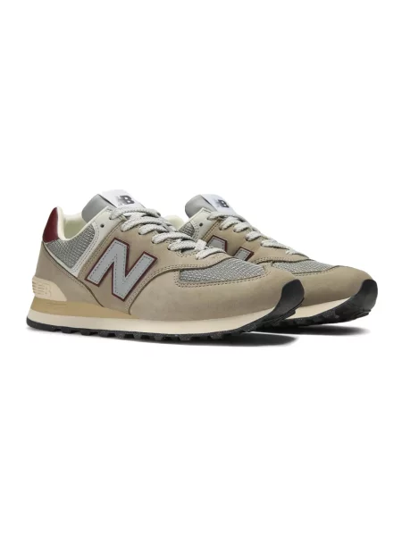 Sneakersy New Balance 574 zamszowe beżowe