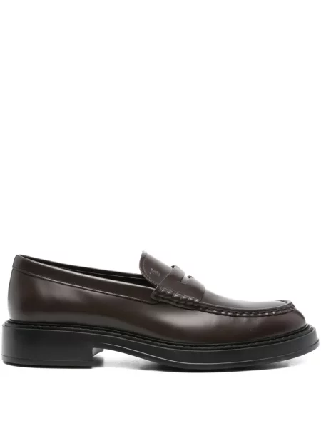 Pantofi loafer Tod's din piele maro