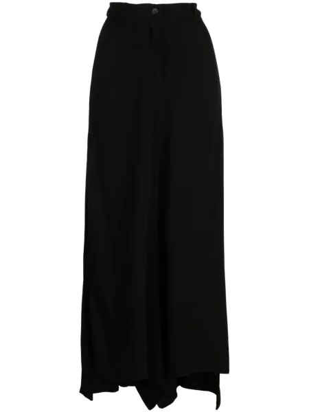 Szerokie talia spodnie Masnada czarne