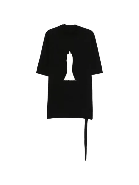 Tričko Rick Owens Drkshdw s potiskem černé