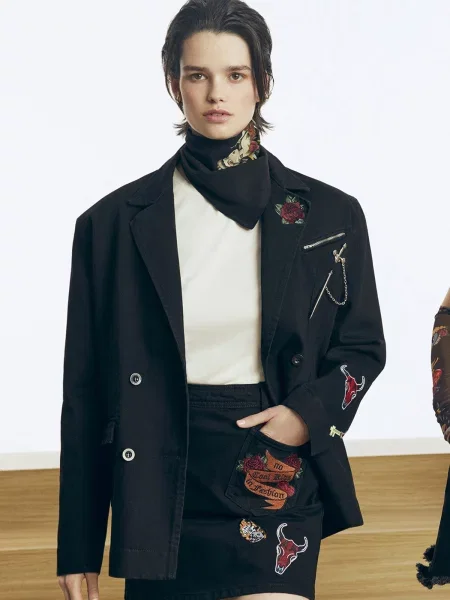 Fustă Trendyol negru