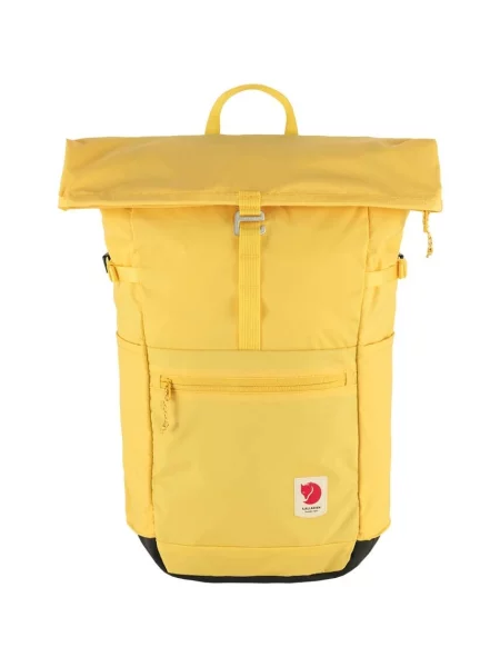 Раница Fjallraven High Coast Foldsack 24 голям с изчистен дизайн жълто