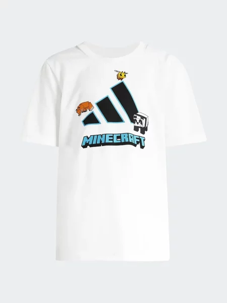 Adidas tričko MINECRAFT bílé