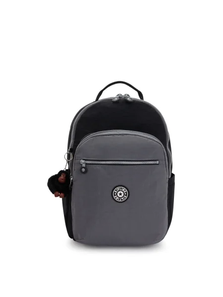 KIPLING Rucsac Seoul College Extra gri negru