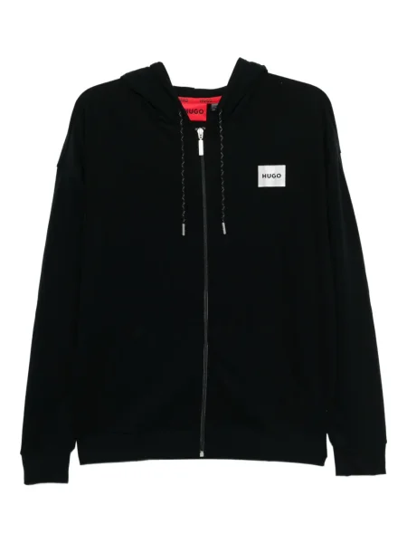 Hanorac Hugo cu imagine negru