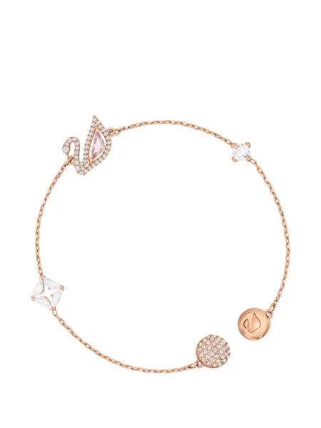 Náramok Swarovski ružová