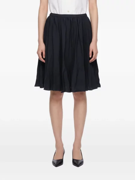 Fusta mini Shushu/tong în linie A negru