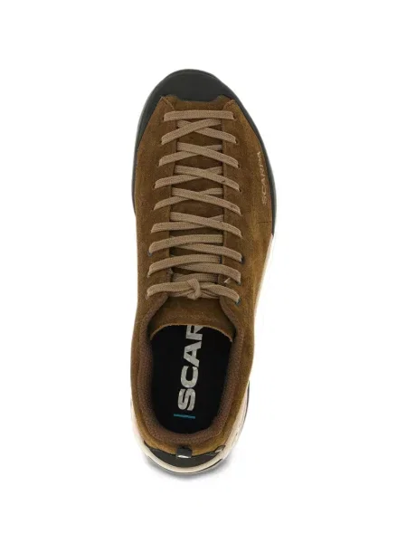 Sneakerși Scarpa din piele de căprioară maro