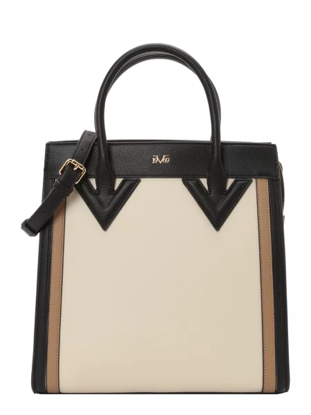 ITALIA Ručna torbica Lotte bež / smeđa crna