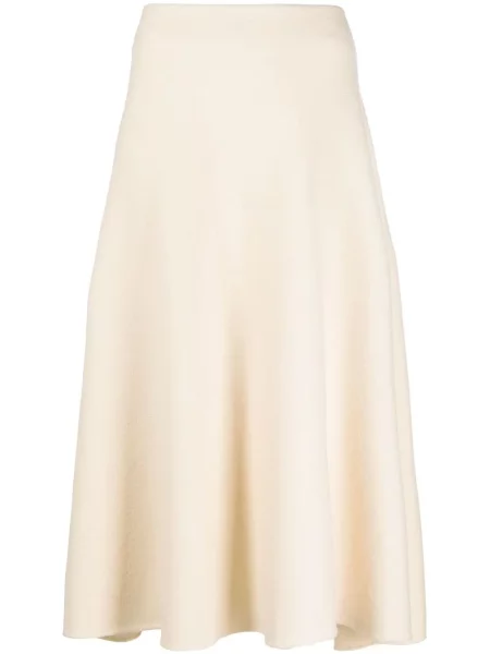 Fustă Jil Sander de lână în linie A