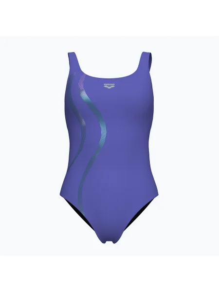 Costum de baie dintr-o singură piesă pentru femei arena Ginevra Wing Back violet