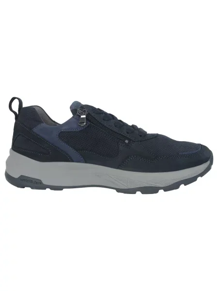 Sneakersy Waldläufer skórzane niebieskie