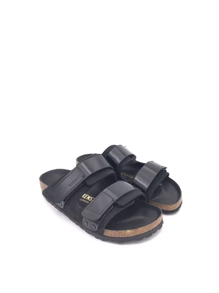 Trampki Birkenstock skórzane czarne