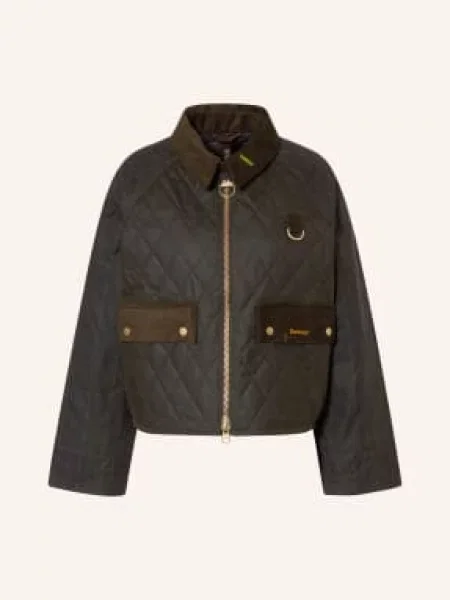 Barbour Bunda Tr Quilt Spey olivová tmavě modrá červená