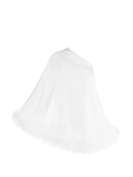 Rochie mini Matters Store cu un umăr gol de costum alb