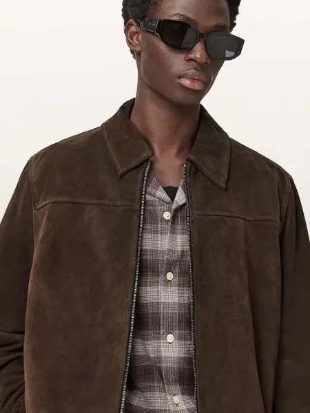 Яке Allsaints кафяво
