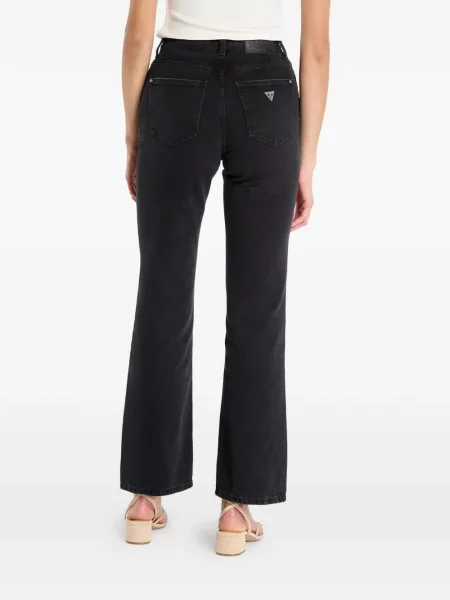 Blugi Guess cu autograf negru
