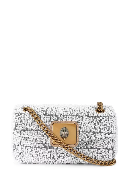 Geanta crossbody Kurt Geiger argintiu
