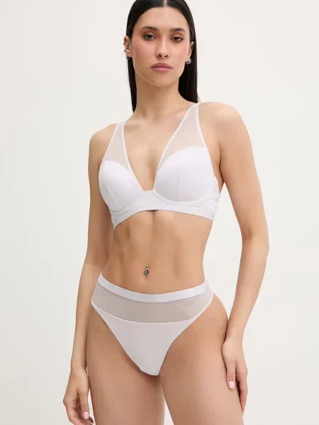 Calvin Klein Underwear tanga s modalem fialové