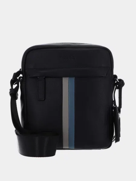 Кожаная сумка через плечо Picard черная