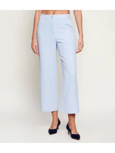 Marc Cain Pantaloni Wukari | Relaxed fit | high waist albastru